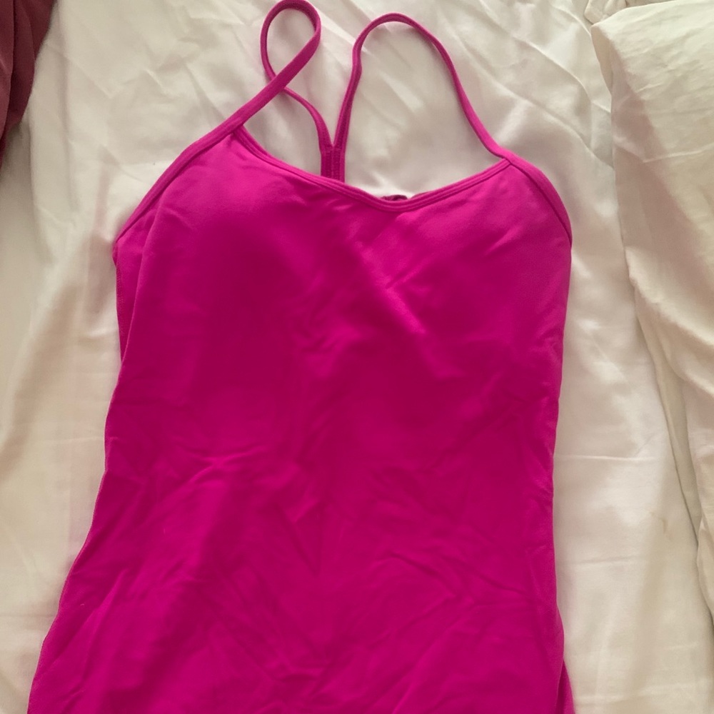 LULULEMON pink workout top